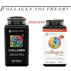 Viên Uống Collagen Youtheory Type 1, 2 & 3 - 390 Viên Hỗ Trợ Làm Đẹp Da, Tăng Cường Sức Đề Kháng, Chăm Sóc Xương Khớp Chính Hãng USA