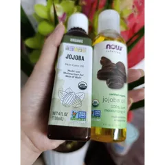 Dầu Jojoba Hữu Cơ Dưỡng Da và Mượt Tóc Now Solution 100% Nguyên Chất 15ml-50ml - An Toàn, Lành Tính cho Da và Tóc