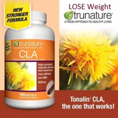 🍁Viên uống giảm mỡ Trunature Tonalin CLA 1620mg 180 viên