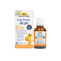 Giọt Vitamin D3 + K2 Nature's Way 11ml - Hỗ trợ phát triển chiều cao và sức khỏe xương cho trẻ em