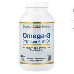 Viên uống dầu cá Omega - 3 California Gold Nutrition 240 viên - Hàng Mỹ 396379