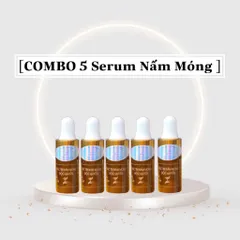 Combo 5 Lọ Serum Phục Hồi Móng Tay Chân - Chống Nấm, Hư Khóe, Nước Ăn Móng Hiệu Quả, Sáng Khỏe Tự Nhiên