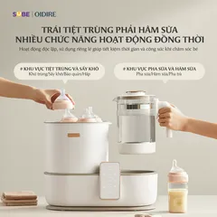 Máy Hâm Sữa và Tiệt Trùng Oidire ODI02A - Thiết Bị Chăm Sóc Bé 8 Chức Năng, Công Nghệ Khử Clo Hiện Đại, Tiệt Trùng 99.99% Vi Khuẩn