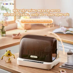 Máy Tiệt Trùng Bear SB-MTT20 - Đảm Bảo An Toàn Sức Khỏe Trẻ Nhỏ, Dung Tích 18L, Tiệt Trùng Bằng UVC, Bảo Hành 18 Tháng