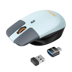 Chuột Không Dây Công Thái Học MEIZU mBlue M203 - Nhẹ, Êm, Sạc Type-C Tiện Lợi, Thích Hợp Cho Văn Phòng, Học Sinh, Designer