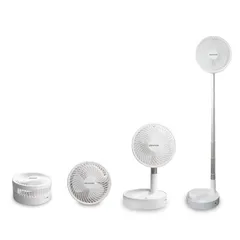 Quạt Tích Điện Thông Minh Drapow DF02 - Gấp Gọn, 3 Chế Độ Gió, Thích Hợp Văn Phòng & Đi Cắm Trại, Thời Gian Sử Dụng 4-10 Giờ