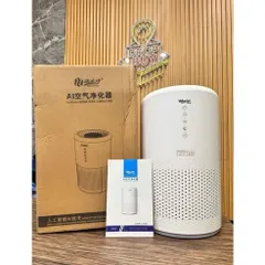 Máy Lọc Không Khí AI300 - Tạo Ion Âm, Loa Bluetooth Chất Lượng, Đèn UV Diệt Khuẩn - Bảo Hành 12 Tháng, Thiết Bị 3 Trong 1 Hiện Đại