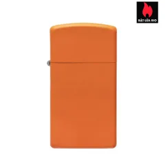 Bật Lửa Zippo Slim 1631 Màu Cam Matte - Bật Lửa Gió, Thời Trang Mini, Hàng Nhập Khẩu Mỹ, Quà Tặng Độc Đáo
