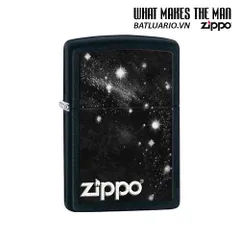 Bật Lửa Zippo 28433 - Galaxy Logo Black Matte, Bật Lửa Chính Hãng, Quà Tặng Độc Đáo Cho Fan Hâm Mộ Sci-Fi