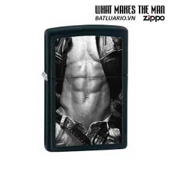 Bật Lửa Zippo 28317 - Ready to Ride Black Matte, Bật Lửa Chất Lượng Cao Cho Người Yêu Thích Xe Máy và Phong Cách Độc Đáo