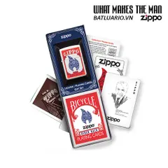 Bộ Quà Tặng Zippo 24880 - Bao Gồm Bật Lửa Zippo & Bộ Bài Chơi Độc Đáo Cho Người Yêu Thích Sưu Tập