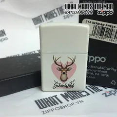 ZIPPO 214 German Press-Schon Wild Lighter - Classic Design for Collectors & Outdoor Enthusiasts
