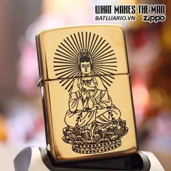 Zippo Khắc Phật 01 - Bật Lửa Phật Giáo Độc Đáo, Quà Tặng Tâm Linh Cho Tín Đồ Phật Giáo