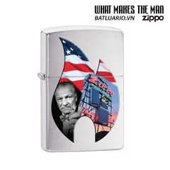 Zippo 29075 - Bình Lửa Collage Bằng Chrome Đánh Bóng - Quà Tặng Độc Đáo Cho Người Sưu Tập Zippo