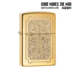 Zippo 29436 Armor - Bằng Đồng Cao Cấp Nặng Chịu, Thiết Kế Lạ Mắt, Quà Tặng Độc Đáo Cho Người Sưu Tập