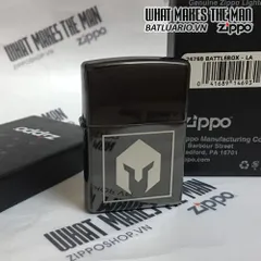 ZIPPO 24756 BATTLEBOX - Hộp Quẹt Bỉ Bảo Quản - Quà Tặng Đặc Biệt Cho Người Yêu Thích Thể Thao Và Cắm Trại