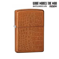 Bật Lửa Zippo 29246 Da Cá Sấu - Phụ Kiện Sang Trọng Cho Người Yêu Thích Sưu Tầm Bật Lửa