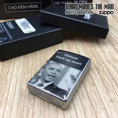 ZIPPO Obama 250 - Bật Lửa Huyền Thoại Thiết Kế Độc Đáo Dành Cho Người Hâm Mộ Chính Trị & Quà Tặng Sưu Tầm
