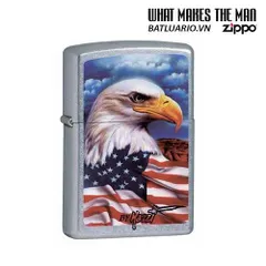 Bật Lửa Zippo 24764 - Mẫu Mazzi Freedom Watch Street Chrome Chính Hãng, Bật Lửa Thời Trang Cho Người Sưu Tập
