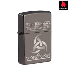 Bật Lửa Zippo Odin Black Ice® - Thiết Kế Bắc Âu Dành Cho Fan Thần Thoại - Quà Tặng Độc Đáo Chính Hãng Mỹ