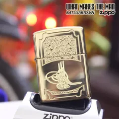 ZIPPO 169 Tugra Armor Bằng Đồng Đánh Bóng Cao - Bật Lửa Sang Trọng, Quà Tặng Lý Tưởng cho Người Yêu Thích Hàng Hiệu