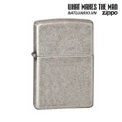 Bật lửa Zippo Armor 28973 – Bạc cổ dày, chống gió, nhập khẩu Mỹ – Quà tặng hoàn hảo cho tín đồ Zippo