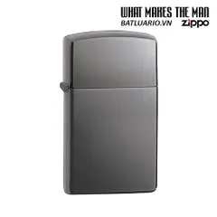 Bật lửa Zippo 20492 Slim Black Ice - Bật lửa Chính Hãng, Kiểu Dáng Mỏng, Phong Cách Sang Trọng, Quà Tặng Thời Trang