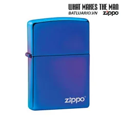 Bật Lửa Zippo 29899ZL - Thiết Kế High Polish Indigo Sang Trọng, Logo Khắc Laser, Quà Tặng Cao Cấp Chính Hãng Mỹ