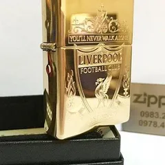 Zippo Khắc Logo Liverpool - 254B.LIV - Quà Tặng Chất Liệu Bền Bỉ Cho Fan Hâm Mộ Liverpool