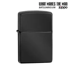Bật Lửa Zippo 24756 Ebony - Bật Lửa Chống Gió Đen Nam Tính, Hộp Quà Tặng, Nhập Khẩu Mỹ, Bảo Hành Trọn Đời