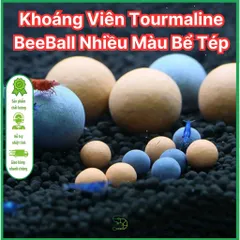 Viên Khoáng Tourmaline BeeBall - Bổ Sung Khoáng Vi Lượng Cho Bể Tép, Cải Thiện Lột Vỏ Và Màu Sắc Cá Cảnh | 200g