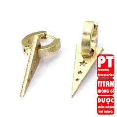 Bông Tai Titan Nam Cao Cấp - Thiết Kế Đẳng Cấp, Chống Gỉ, Phong Cách Thời Trang Nam, An Toàn Cho Da - Quà Tặng Ý Nghĩa