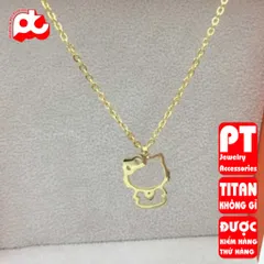 Dây chuyền nữ titan cao cấp thời trang trangsucpt không đen giá rẻ PTDCNT69 400450