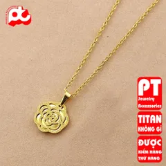 Dây chuyền nữ titan cao cấp thời trang trangsucpt không đen giá rẻ PTDCNT102 400816