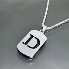Dây Chuyền Titan Thời Trang Chữ Cái 26 Ký Tự D - Vòng Cổ Không Gỉ Đẹp, Phong Cách Mới, Quà Tặng Độc Đáo Cho Nam Nữ