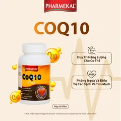 Viên Uống COQ10 30MG - Thực Phẩm Chức Năng Hỗ Trợ Tim Mạch Nhập Khẩu Mỹ - Bảo Vệ Sức Khỏe Tối Ưu