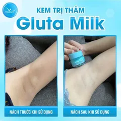 Kem Gluta Milk Chính Hãng - Giảm Thâm Nách, GIẢM Hôi Nách Kèm Bột Tẩy Tế Bào Chết Cho Mẹ Bầu - Đặc Biệt Giảm Giá