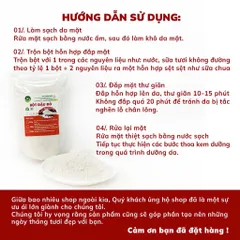 Bột Đậu Đỏ Nguyên Chất 100g - Dưỡng Sáng Mịn Da Tự Nhiên, Trẻ Hóa Da, Làm Mờ Vết Thâm, Tắm Body, Đắp Mặt