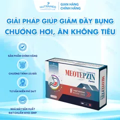 Viên uống tiêu hóa Meotepzin Forte 30 viên - Giải pháp hỗ trợ giảm đầy bụng, chướng hơi, khó tiêu - Bổ sung enzym tiêu hóa hiệu quả