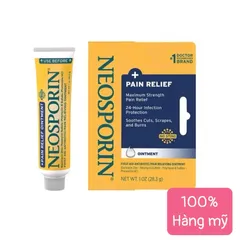 Kem Mỡ Neosporin 28.3g - Thuốc Bôi Kháng Sinh Giảm Đau và Ngừa Nhiễm Trùng Cho Vết Thương, An Toàn Cho Da Nhạy Cảm