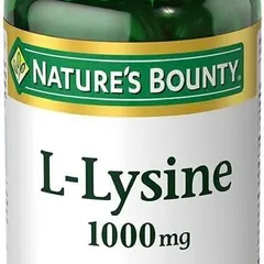 Viên uống bổ sung L-Lysine Nature’s Bounty 1000mg - Hỗ trợ tăng cường sức khỏe và hệ miễn dịch, 60 viên