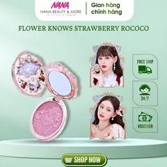 Phấn Má Hồng Flower Knows Strawberry Rococo 5g - Thiết Kế Sang Trọng, Màu Sắc Tự Nhiên, Dễ Sử Dụng, Giữ Màu Lâu Trôi