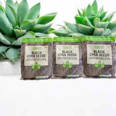 Hạt Chia Đen Trắng Macro 350g - Hỗ Trợ Sức Khỏe Não Bộ, Tăng Cường Trí Nhớ, Dễ Dàng Sử Dụng Hằng Ngày