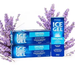 Gel mát lạnh ICE Cold 100g - Gel giảm đau cơ, khớp, sưng tấy nhanh chóng với menthol 20mg/g, an toàn cho cả người lớn và trẻ em