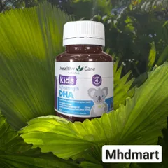 Viên uống DHA Healthy Care High Strength Úc Vị Chanh - Bổ Não, Tăng Cường Trí Nhớ Cho Trẻ Em (60 viên)