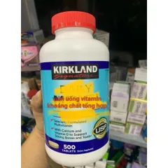 Viên Uống KIRKLAND DAILY MULTI 500 Viên - Vitamin Tổng Hợp Chính Hãng, Bổ Sung Khoáng Chất Tốt Cho Sức Khỏe