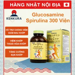 Viên uống Glucosamine Spirulina Orihiro Nhật Bản - Hỗ trợ viêm khớp, thoái hóa khớp - 900 viên bổ sung sức khỏe xương khớp