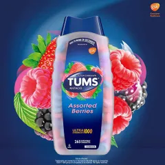 Viên nhai Tums Antacid Assorted Berries 265 viên – giảm ợ nóng