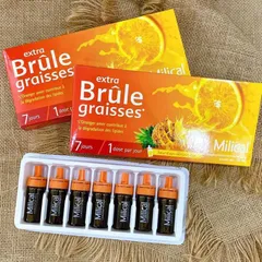 Nước Detox Milica Extra Brule Graisse 7 ống, giảm mỡ, thanh lọc cơ thể