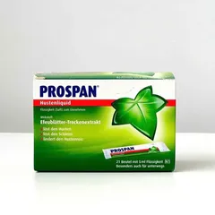 Siro ho siro Prospan dạng gói 21 gói, giảm ho, long đờm